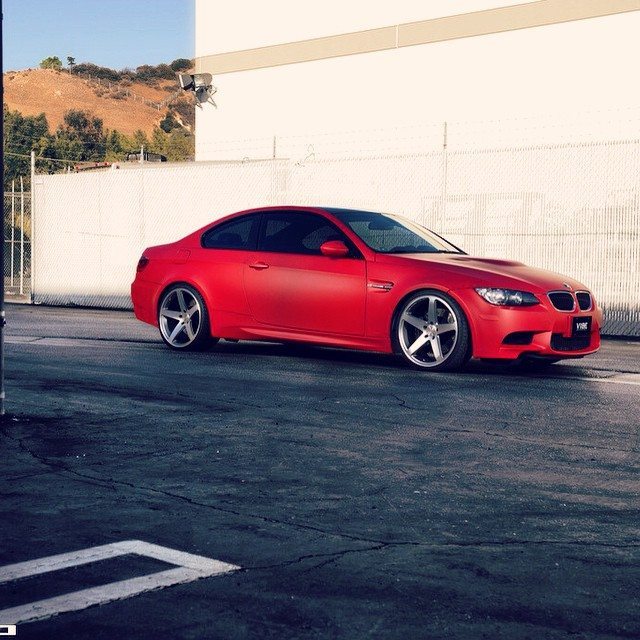 Red MMMagic! #Concavo #DifferentbyDesign #BMW #M3
#CW5…