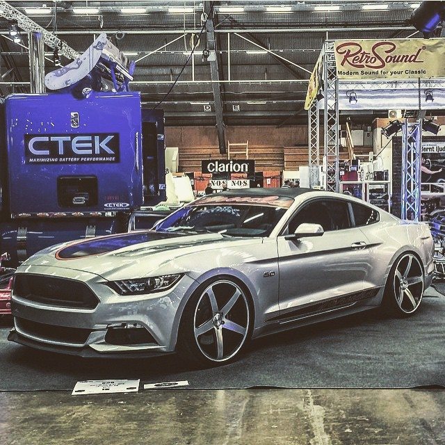 Talk about American Muscle… #Stang #Concavo #CW5 #22s…