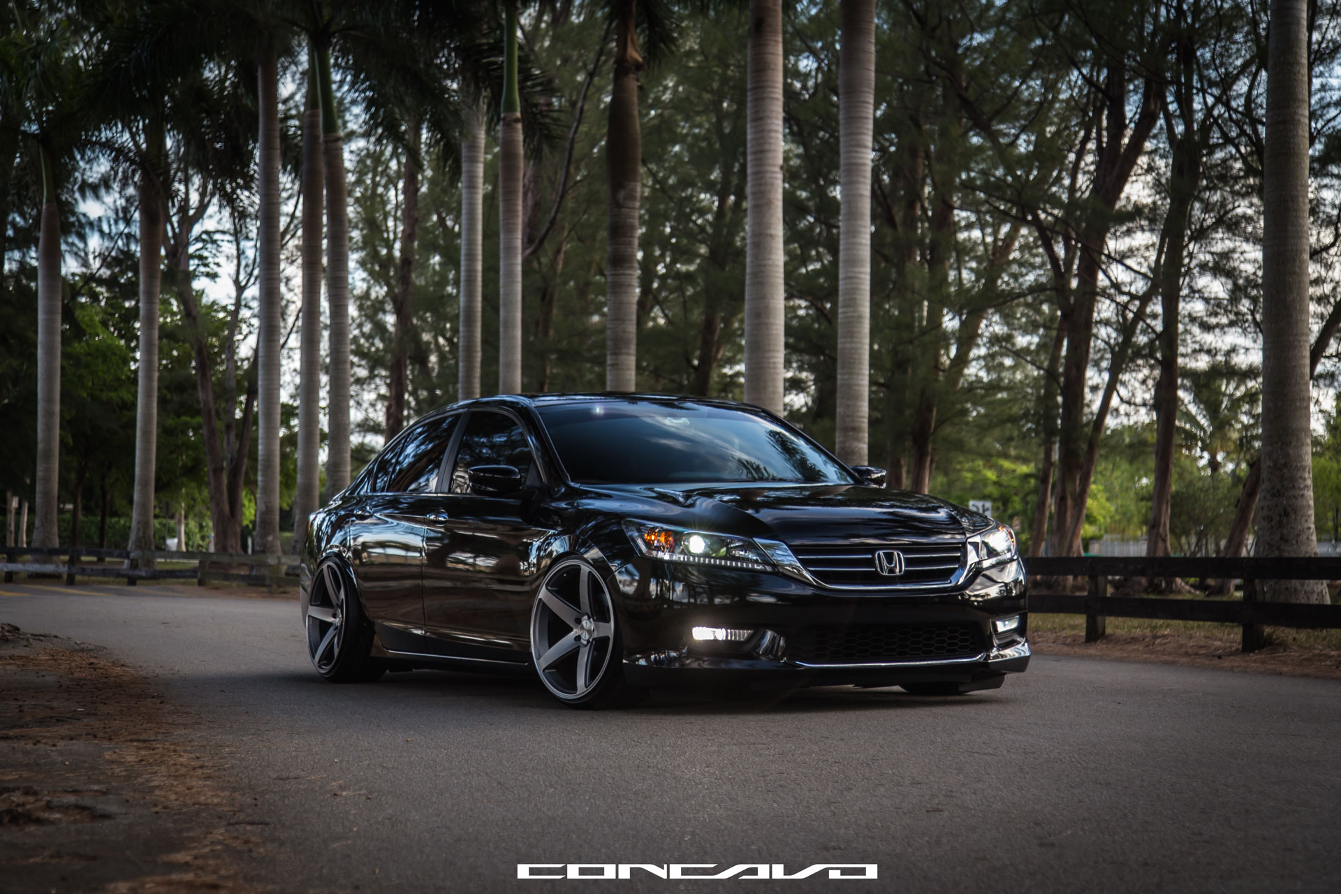 Honda Accord White Wheels